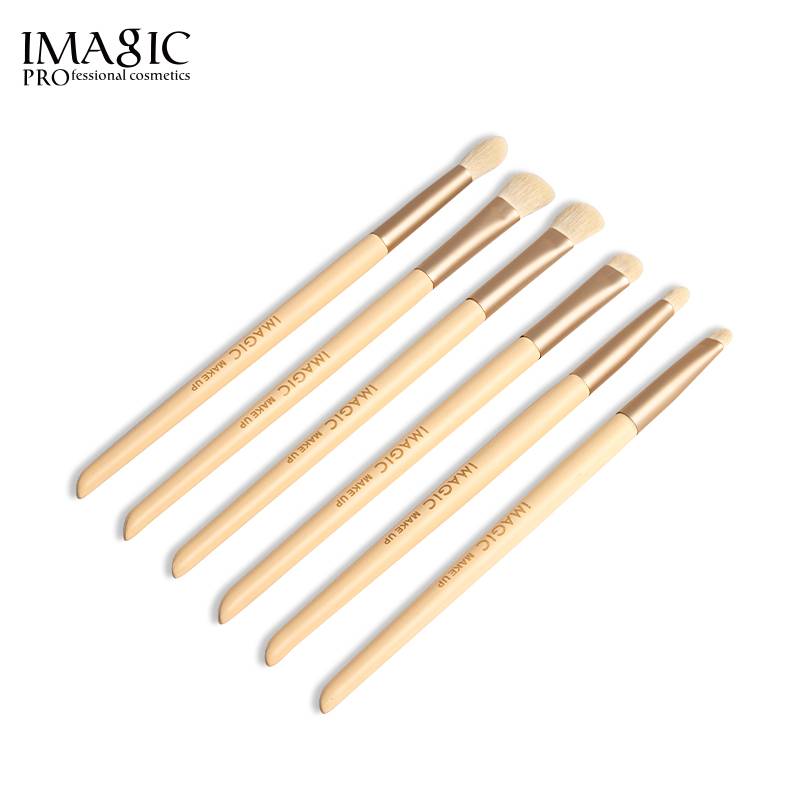 Imagic Eyeshadow Brush 6pcs Makeup Brushes Set Blending Eye Detail Eye Shadow Brush Beauty Cosmetic Make Up Tool Kits